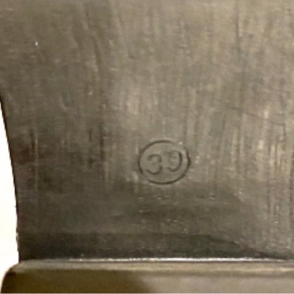 Kanna Women's Kelly Booties Size 8 Black Leather Zipper Trim Western Boho - Picture 6 of 8